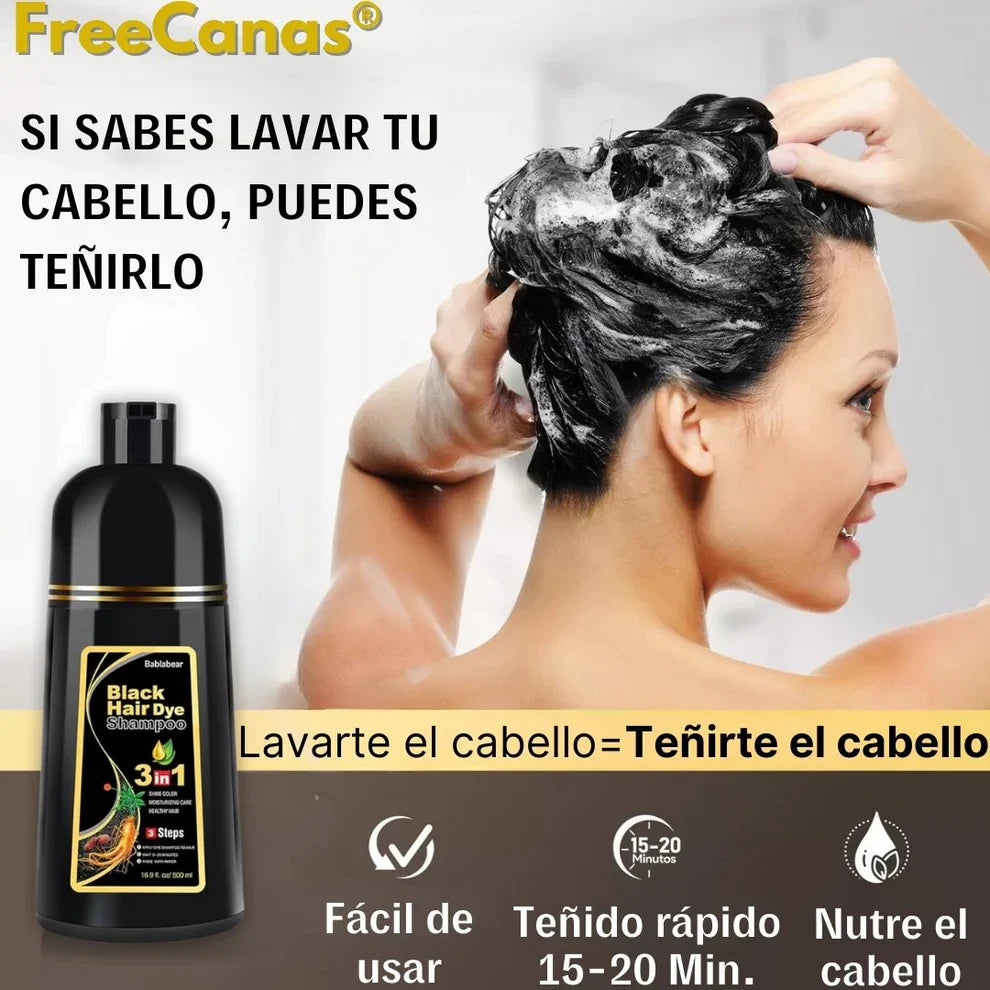 Shampoo Tapa canas 100% Original - ¡Cambia el color en poco tiempo! G