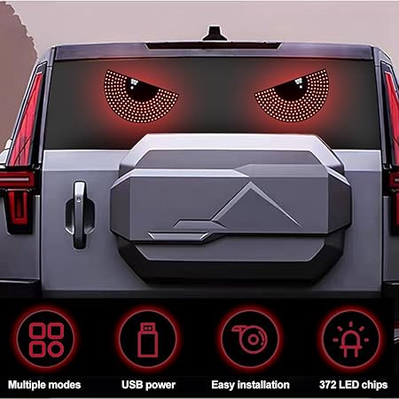 Devil’s Eye LED Panel – Mirada Iluminada – Destaca y mejora tu visibilidad en segundos