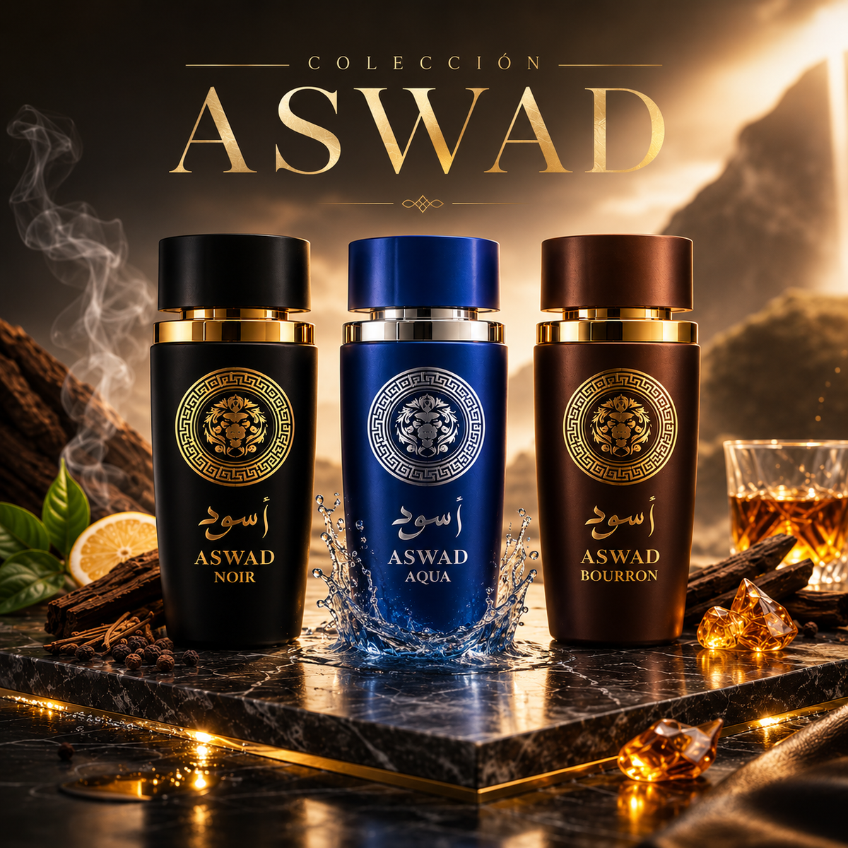Perfumes AL ASWAD® Premium ( COMPRA 1 RECIBE 2 )