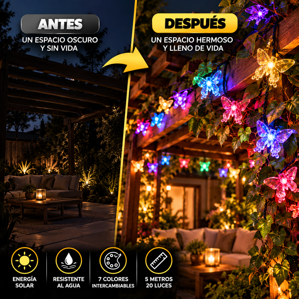 LUMIBUTTERFLY™ | ILUMINA TU JARDÍN Y TRANSFORMA TUS NOCHES