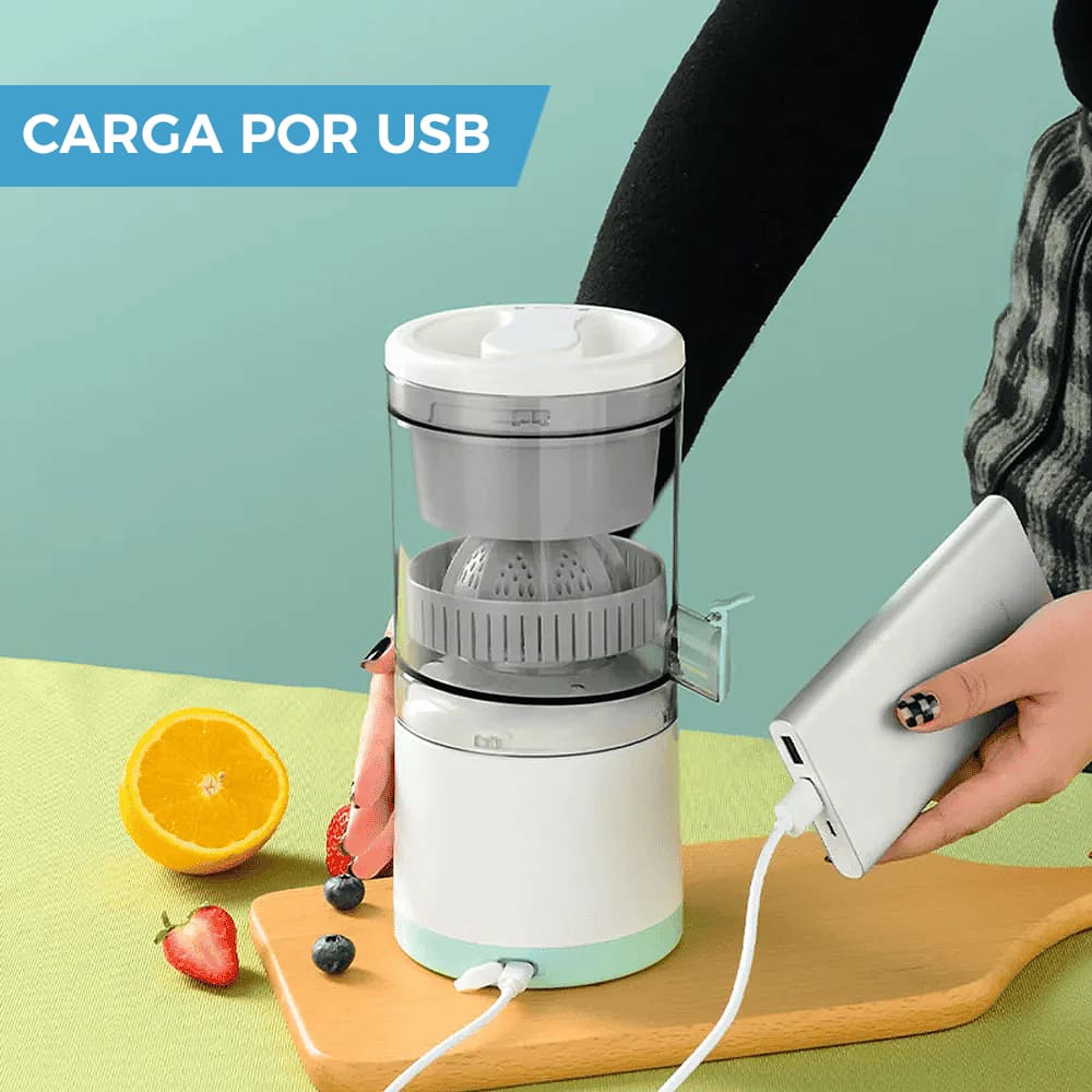 EXPRIMIDOR DE JUGO INALÁMBRICO Y PORTÁTIL