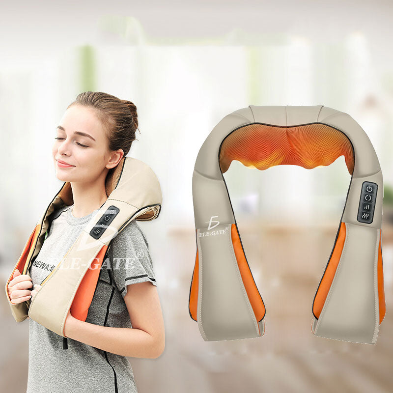 Masajeador Eléctrico de Cuello y Hombros – Alivia Dolor Muscular – Relajación Profunda en Minutos