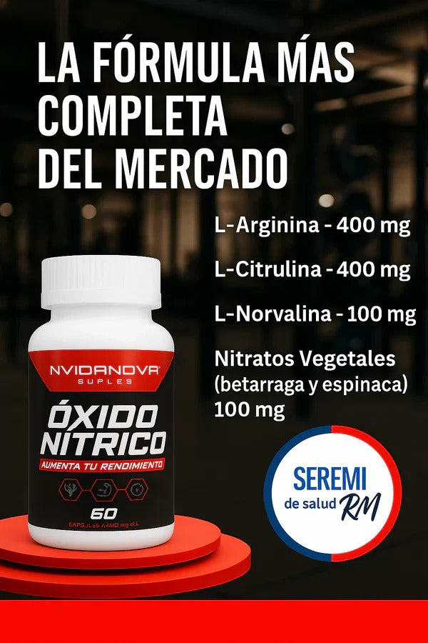 OXIDO NITRICO 1000MG 60 CAPS