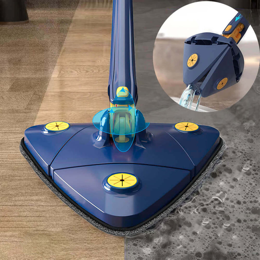 Mopa Triangular – Limpieza 360° sin rincones – Casa impecable en minutos sin esfuerzo