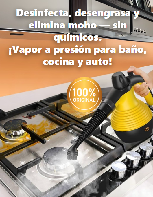 VaporNova™ — limpieza profunda sin químicos