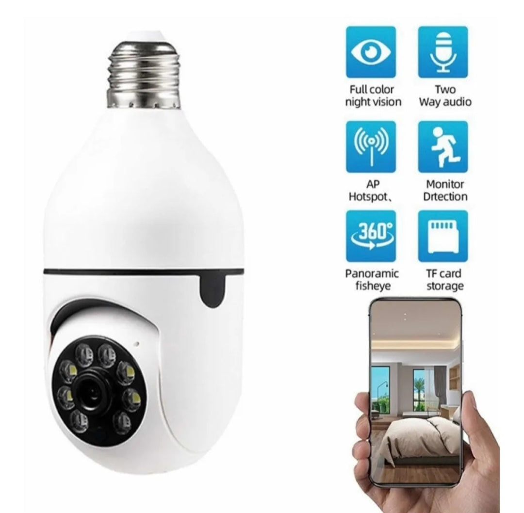 Camara Ip Motorizada 360 Con Soquete E