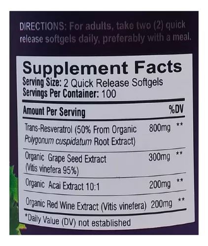 Resveratrol Premium: Salud y Vitalidad en Cada Cápsula" ✨