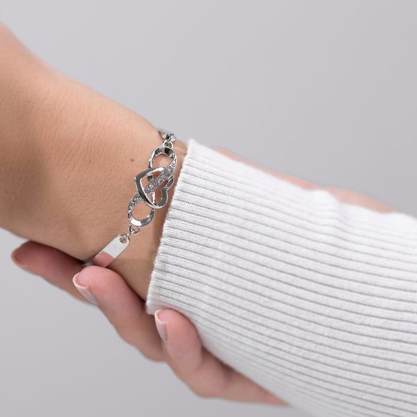 Pulseras "Amor Eterno" | <span style="color: #000000;"><strong><span style="color: #ff2a00;">¡COMPRA 1 Y LLÉVATE 2!</span></strong></span> Plata 100% Auténtica (925)
