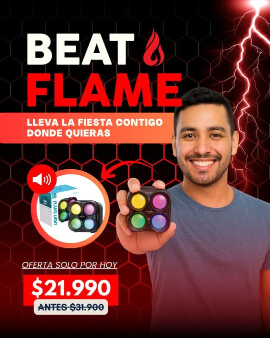 BeatFlame Impresionante Parlante Portátil