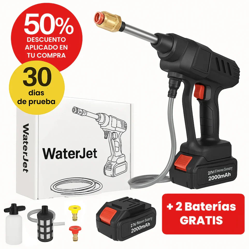 Hidrolavadora WaterJET PRO (Hoy 2 baterías GRATIS)