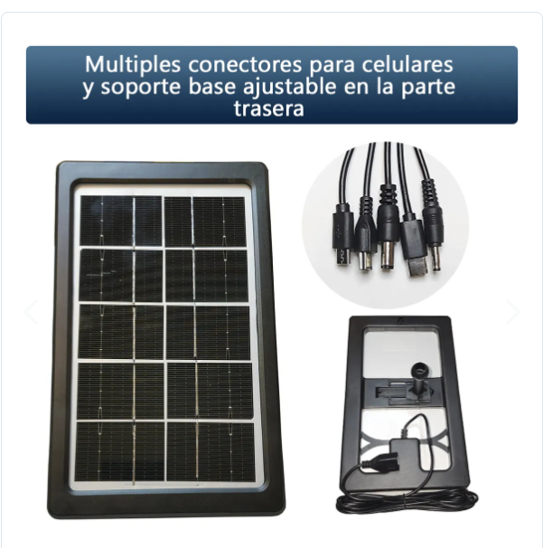 Panel Solar Compacto USB – Carga Sin Enchufes – Energía Segura en Minutos