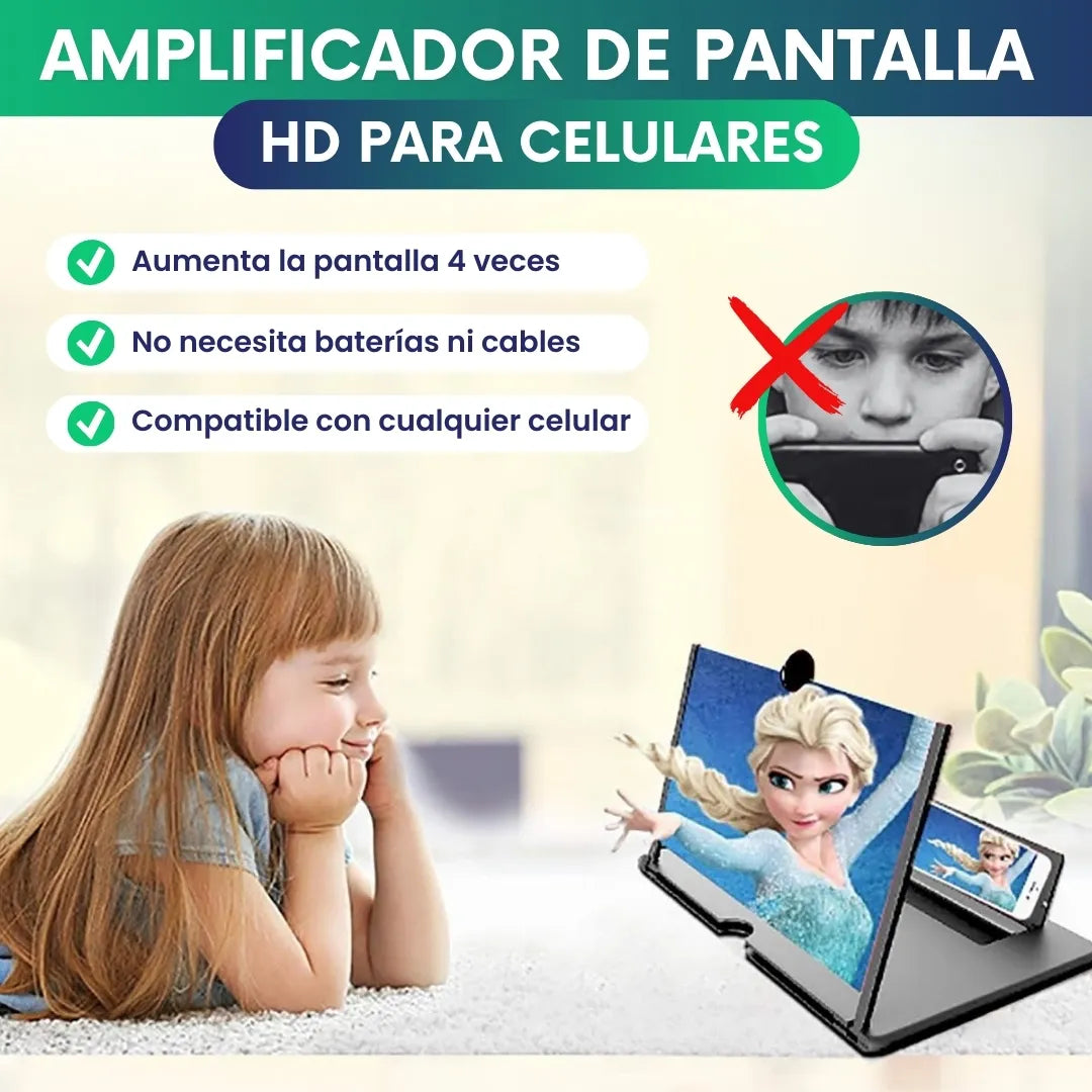Amplificador de pantalla HD para celulares