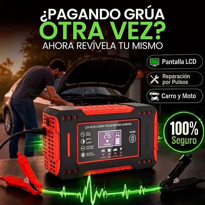Cargador De Bateria Para Coche 12v