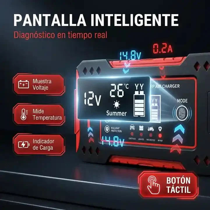 Cargador De Bateria Para Coche 12v