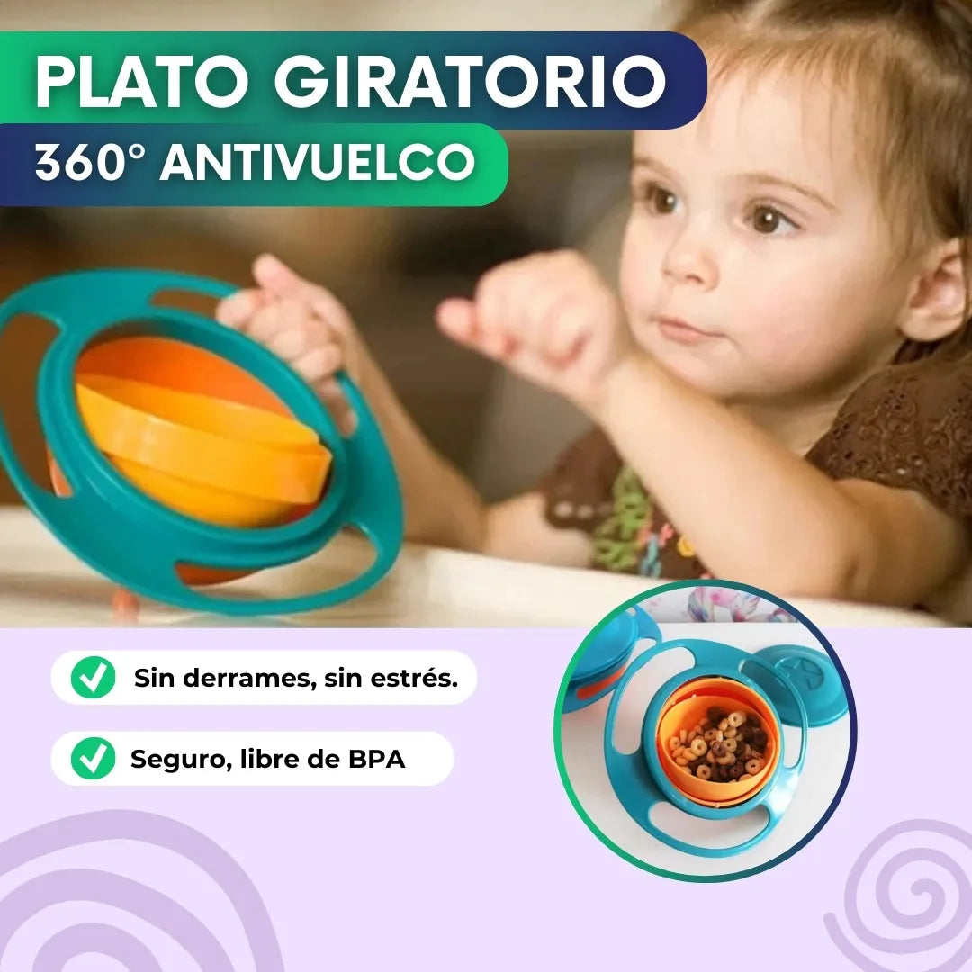 Plato giratorio 360º antivuelco