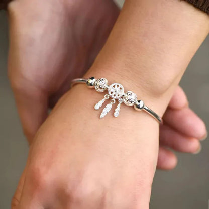 Pulseras "Atrapasueños" | <span style="color: #000000;"><strong><span style="color: #ff2a00;">¡COMPRA 1 Y LLÉVATE 2!</span></strong></span> Plata 100% Auténtica (925)