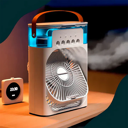Ventilador Humidificador Portátil - ClimaFresh <span style="color: #000000;"><strong><span style="color: #ff2a00;">¡COMPRA 1 Y LLÉVATE 2!</span></strong></span> - La Moda del Verano