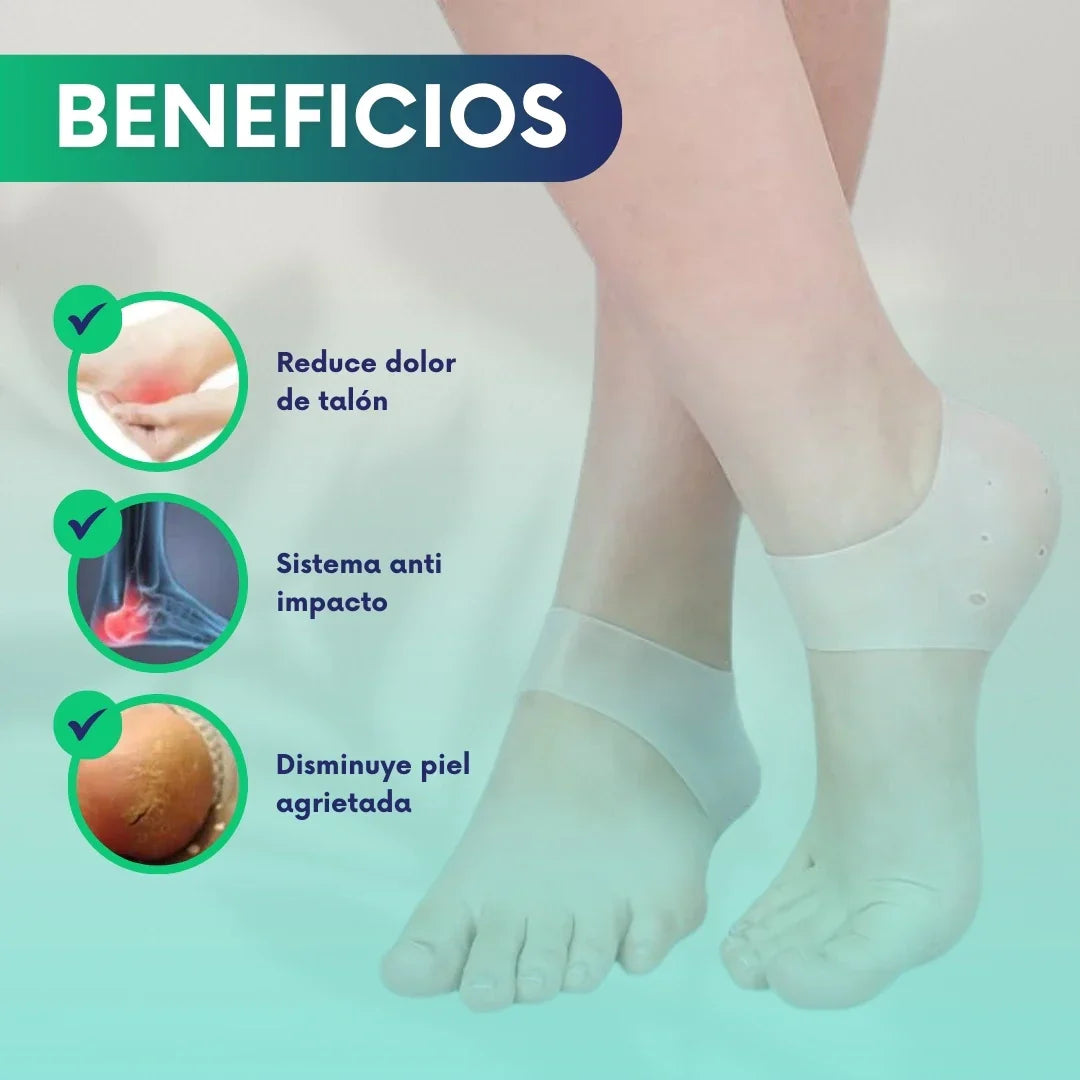 Talonera ortopédica Silicona 2 unidades