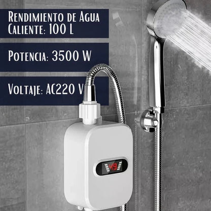 CALENTADOR DE DUCHA ULTRA RÁPIDO + REGALO GRÁTIS ,