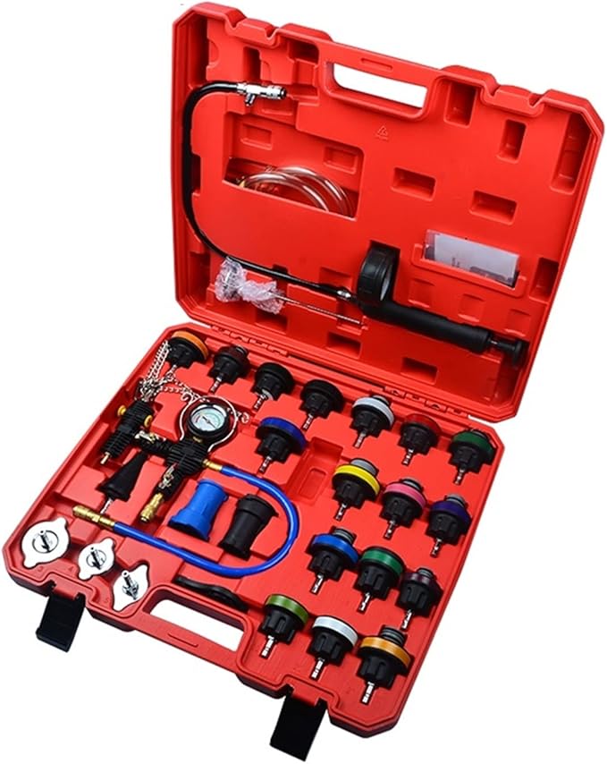 Kit Sistema Enfriamiento Radiador – Detecta Fugas Fácil – Diagnostica en Minutos