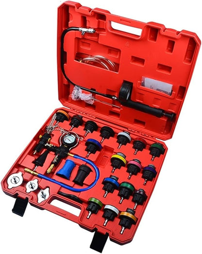 Kit Sistema Enfriamiento Radiador – Detecta Fugas Fácil – Diagnostica en Minutos