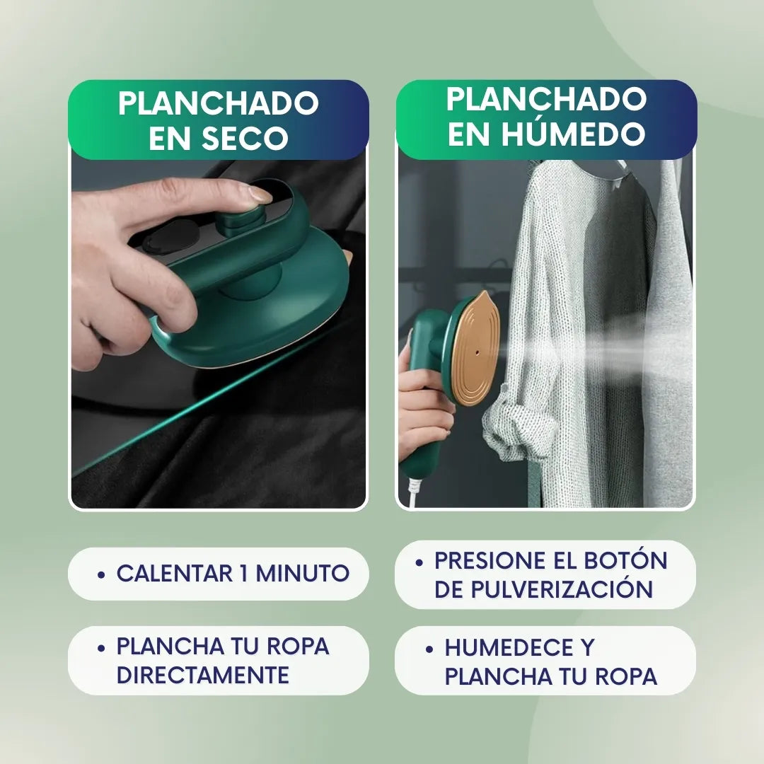 Plancha mini a vapor