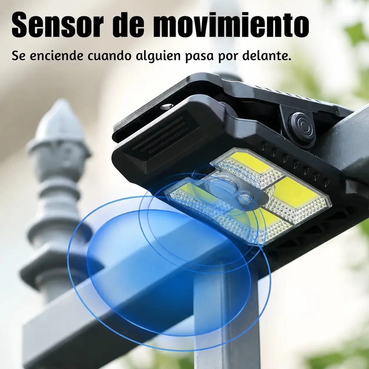 ClipLight Pro — Luz Solar con Sensor de Movimiento