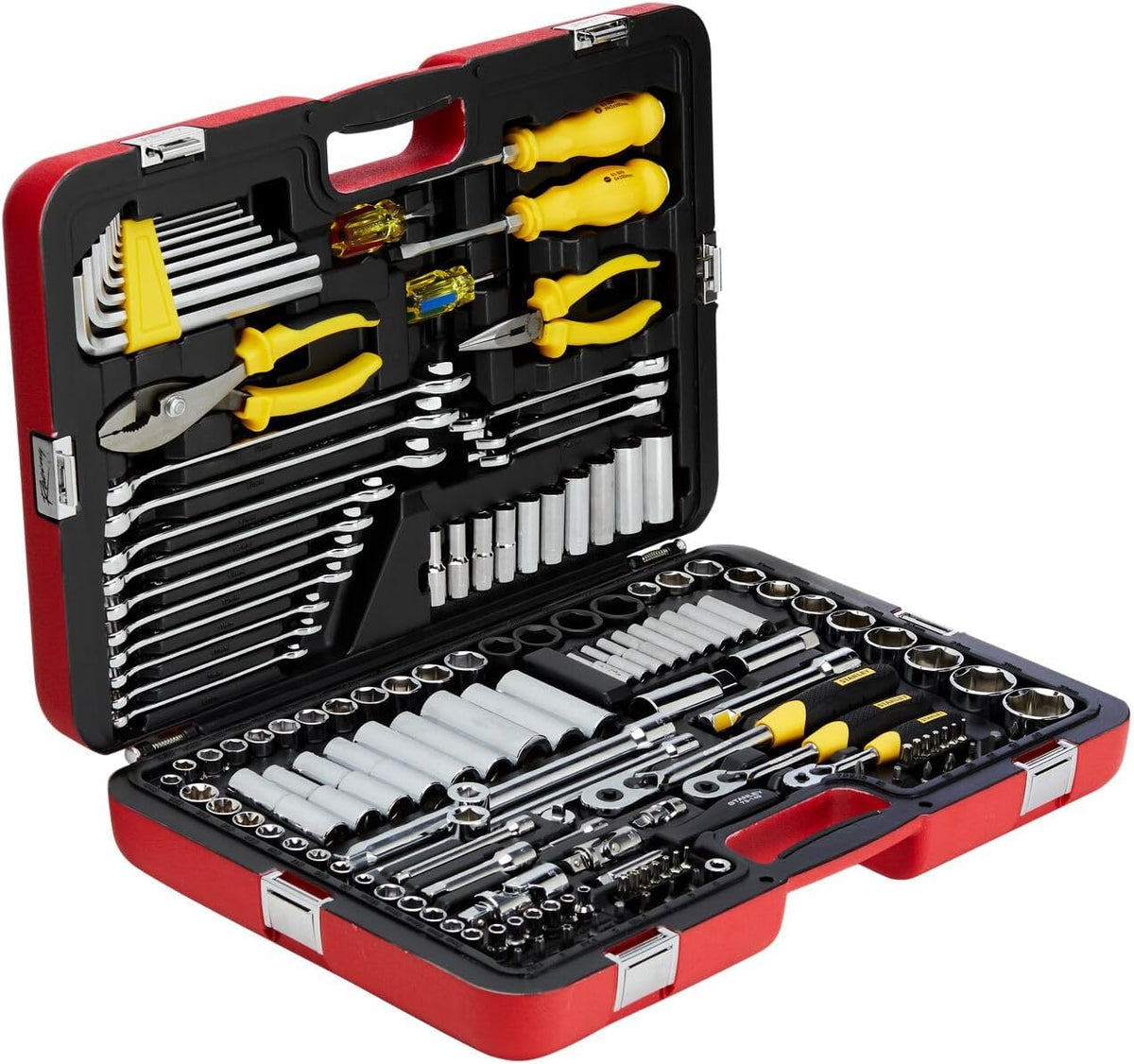 CAJA DE HERRAMIENTA STANLEY 150 PIEZAS 2.0 + 26 ACCESORIOS l PROMOCION CIERRE DE LA TIENDA - ENVÍO GRATIS