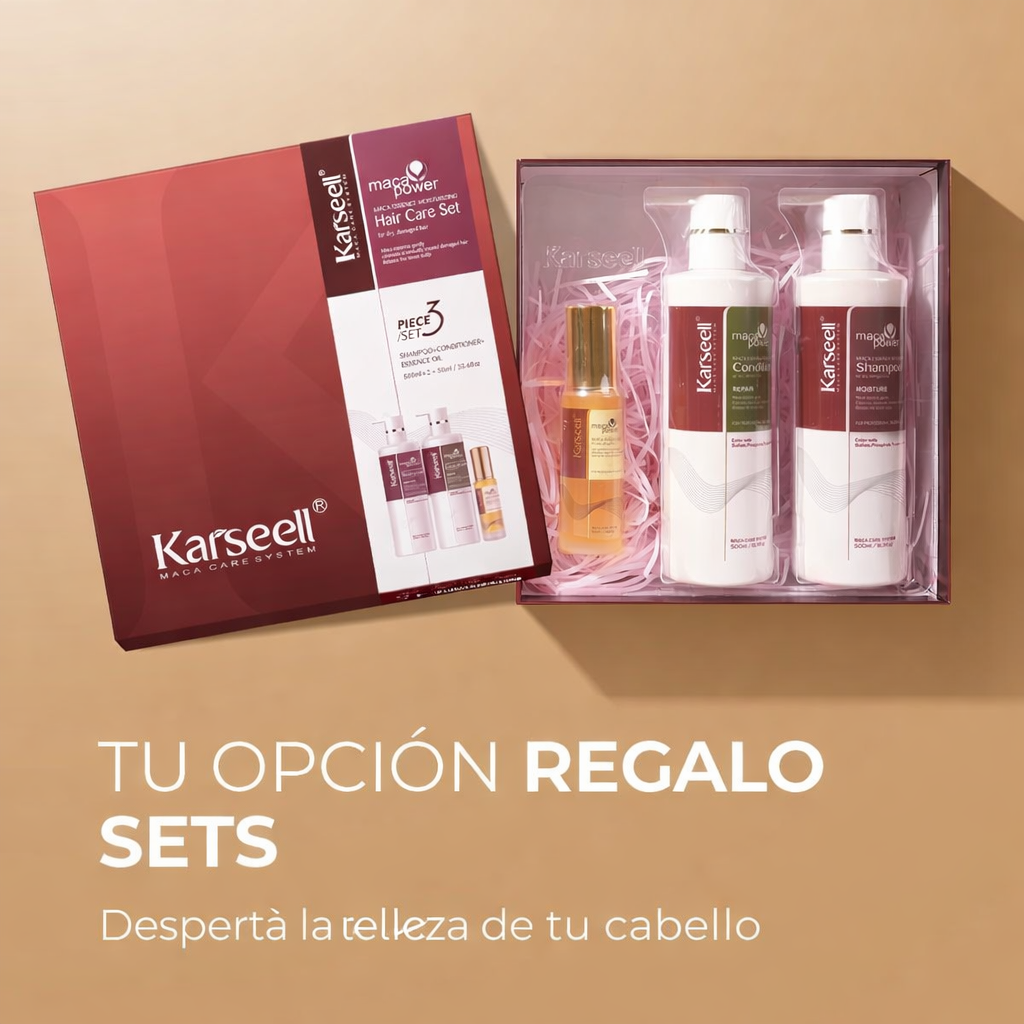 Shampoo + Acondicionador + Aceite Karseell