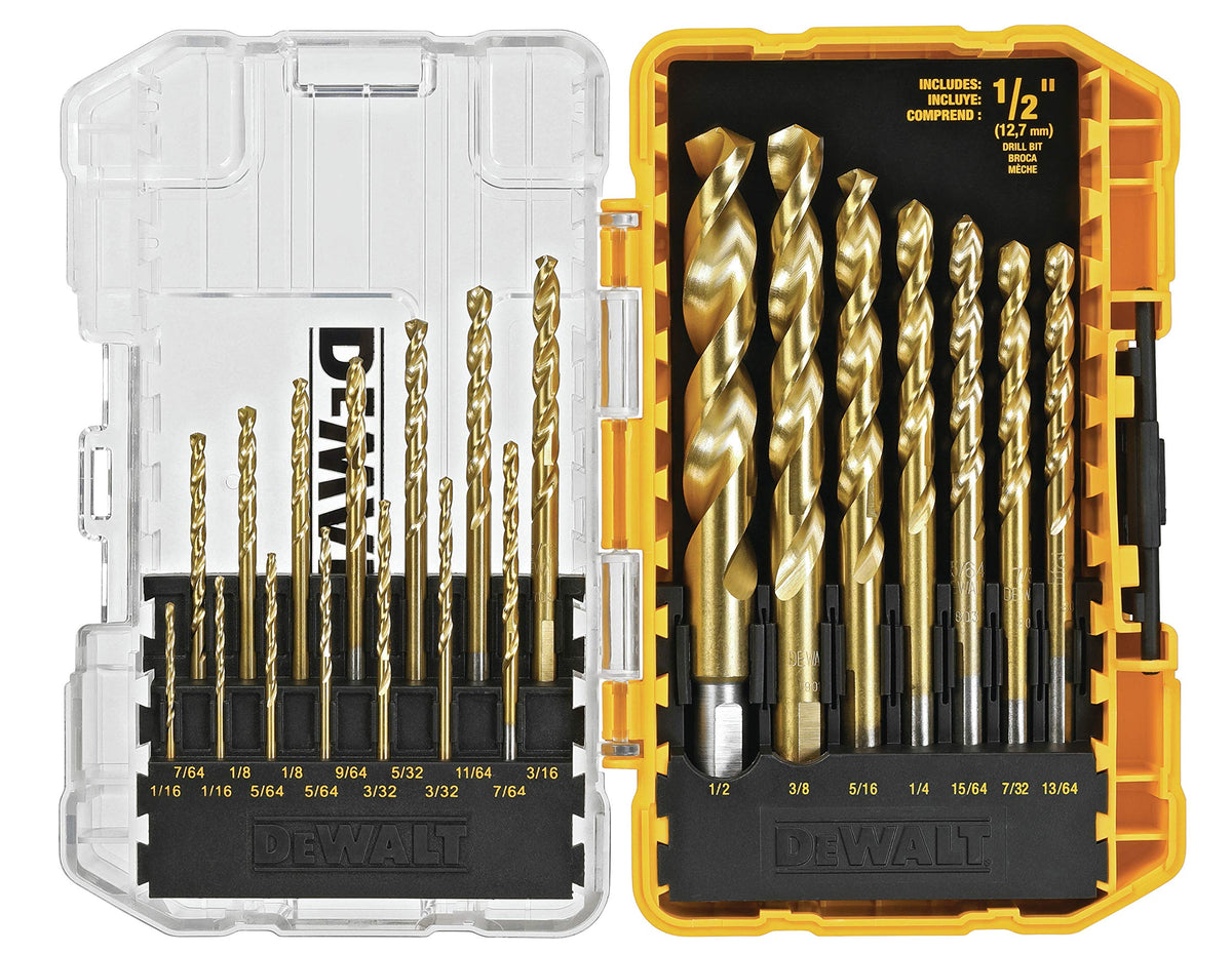 Kit Taladro DeWalt + 2 Baterías + Kit Herramienta 46 Pcs + Kit Broca 20 Pcs Titanio - CONTRA ENTREGA + ENVÍO GRATIS