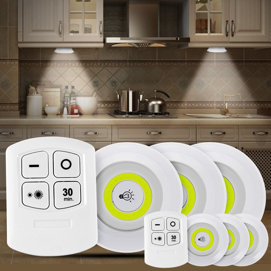 SET 6 LUCES LED INALÁMBRICAS PROMOCION CIERRE DE TIENDA - ENVIO GRATIS