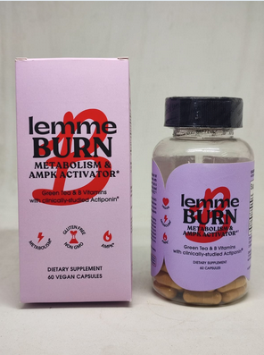 1 Botella Lemme Burn, Quema Grasa, Activa Metabolismo Y Eleva Energía, 60 Cápsulas.