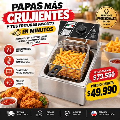 FRYMASTER™ | PREPARA GRANDES PORCIONES EN SOLO 10 MINUTOS