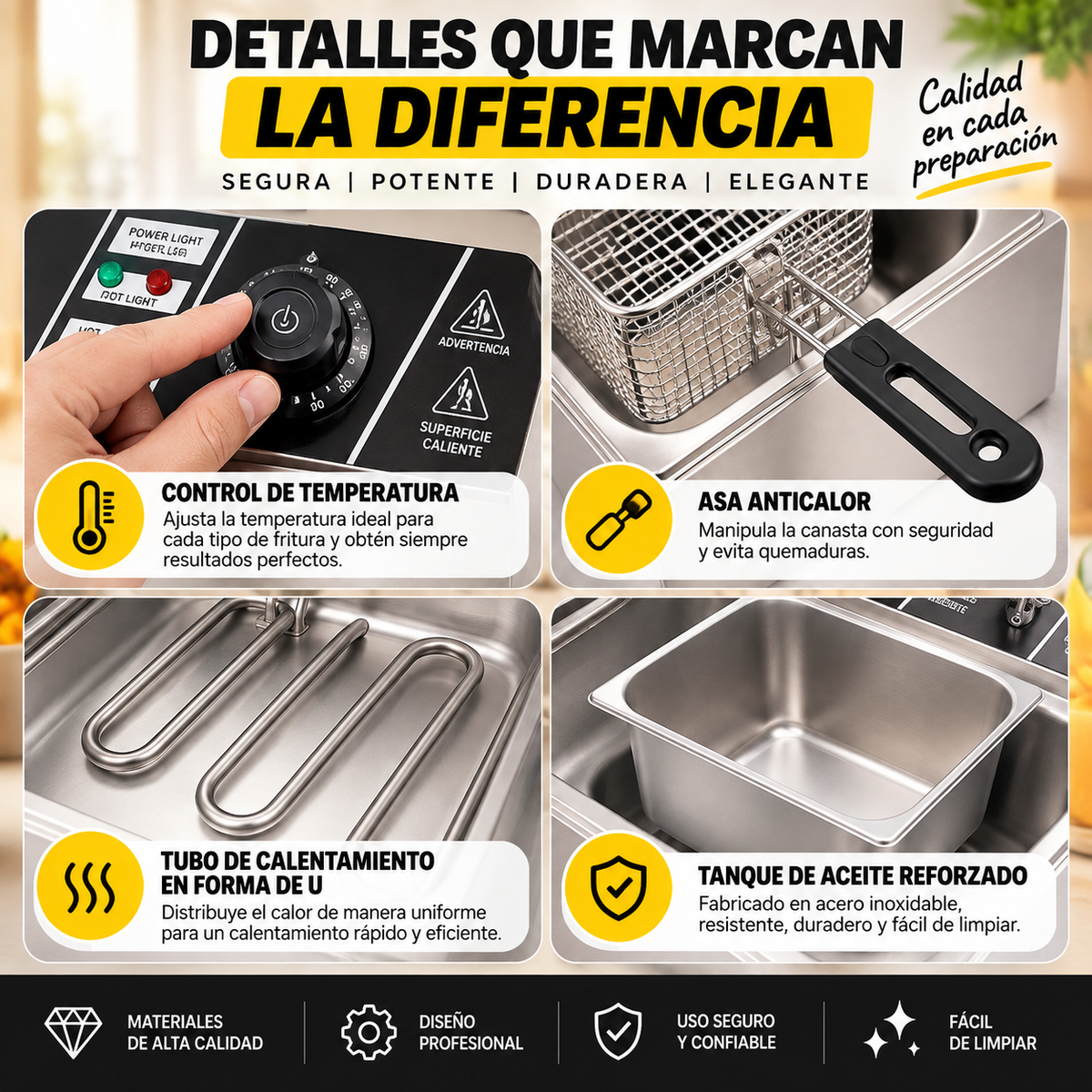 FRYMASTER™ | PREPARA GRANDES PORCIONES EN SOLO 10 MINUTOS