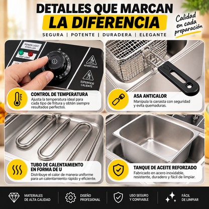 FRYMASTER™ | PREPARA GRANDES PORCIONES EN SOLO 10 MINUTOS