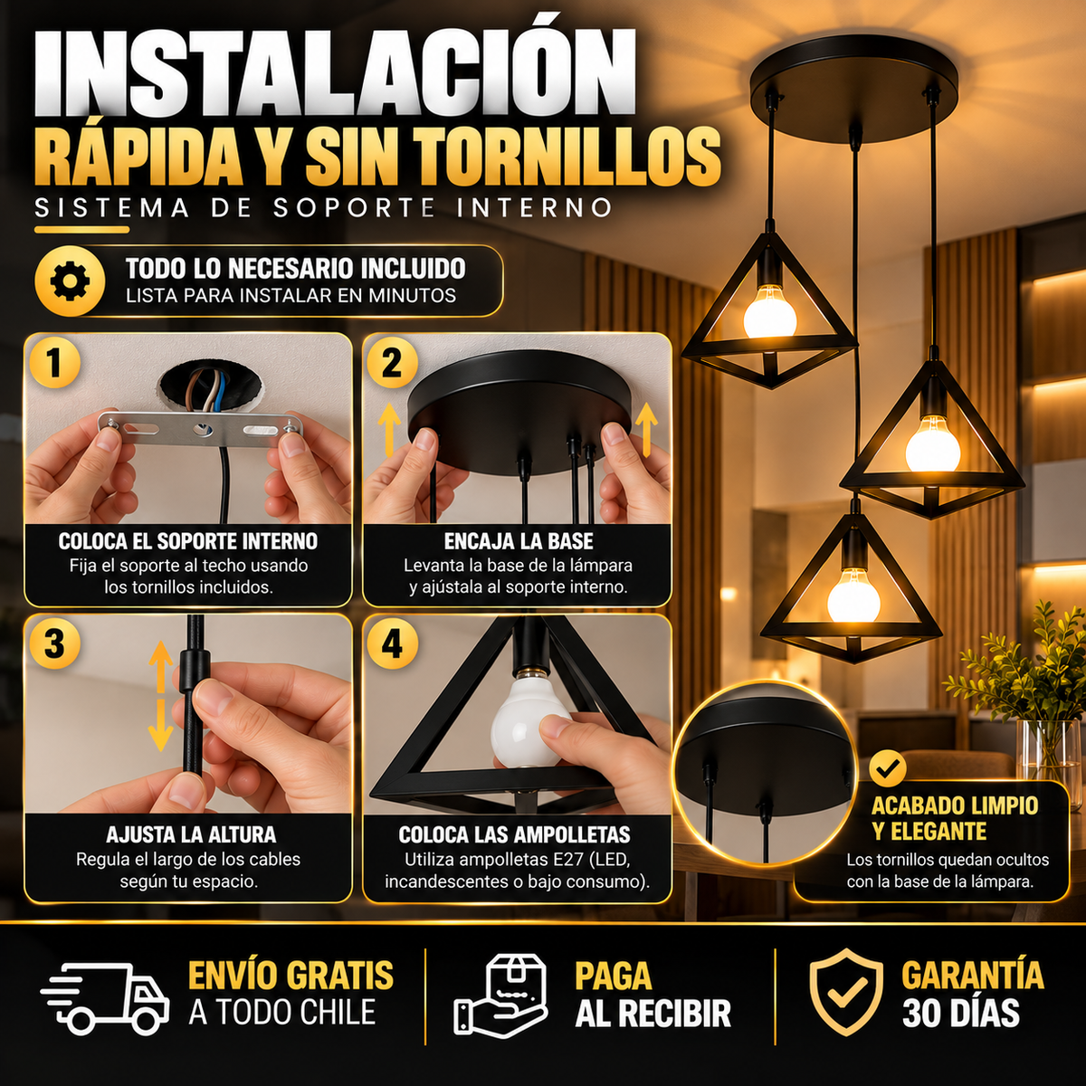 LUMITRI™ | TRANSFORMA CUALQUIER ESPACIO CON UNA ILUMINACIÓN MODERNA, CÁLIDA Y ELEGANTE.