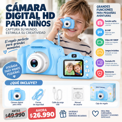 TM KIDS SNAP HD™ | DEJA QUE DESCUBRA EL MUNDO A SU MANERA