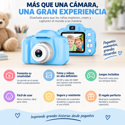 TM KIDS SNAP HD™ | DEJA QUE DESCUBRA EL MUNDO A SU MANERA