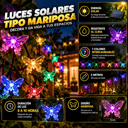 LUMIBUTTERFLY™ | ILUMINA TU JARDÍN Y TRANSFORMA TUS NOCHES