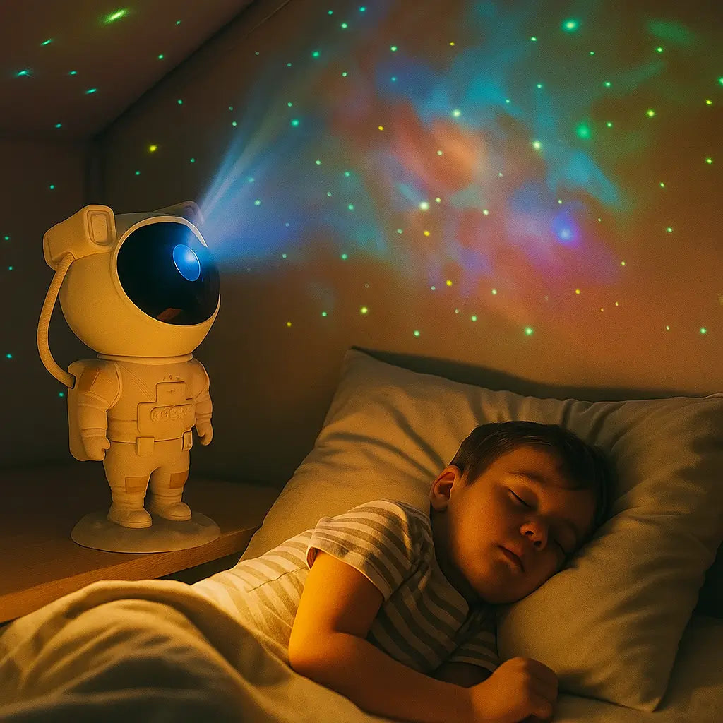 ✨🚀 Proyector Astronauta 🌙🌌 Luz Estelar Relajante 😴💤 Ayuda a Dormir en Ambientes Tranquilos en Minutos