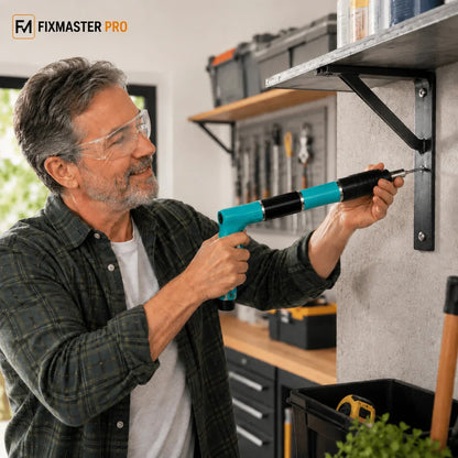 FixMaster Clavadora Manual Portátil - Incluye 20 Clavos de Regalo -