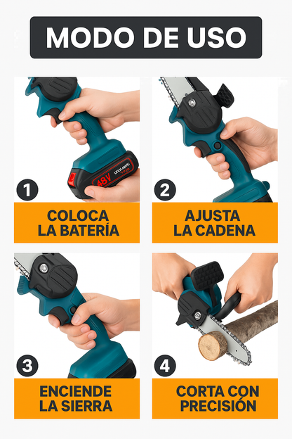 Mini Sierra Inalámbrica + Llave Multifuncional – Corta, Arregla y Repara al Instante – Ahorra Tiempo y Dinero en tu Hogar