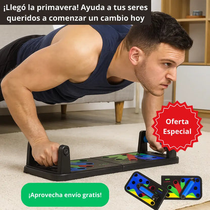 Tabla Push Up 💪🏻 ENTRENA TODO CUERPO EN CASA 🏋️‍♀️ Recupera tu Físico y Ahorra Tiempo y Dinero 💰