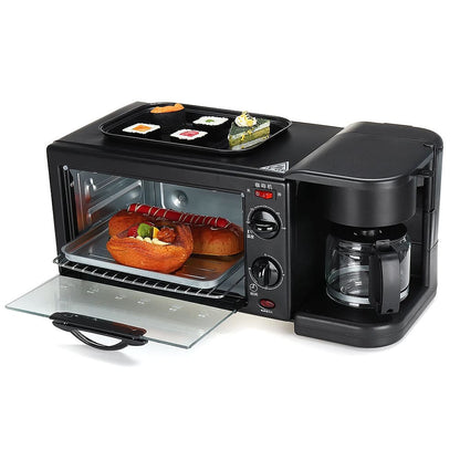 DESAYUNADOR ELÉCTRICO 3 EN 1 CAFÉ, HORNO Y SARTÉN ☕🍞🍳