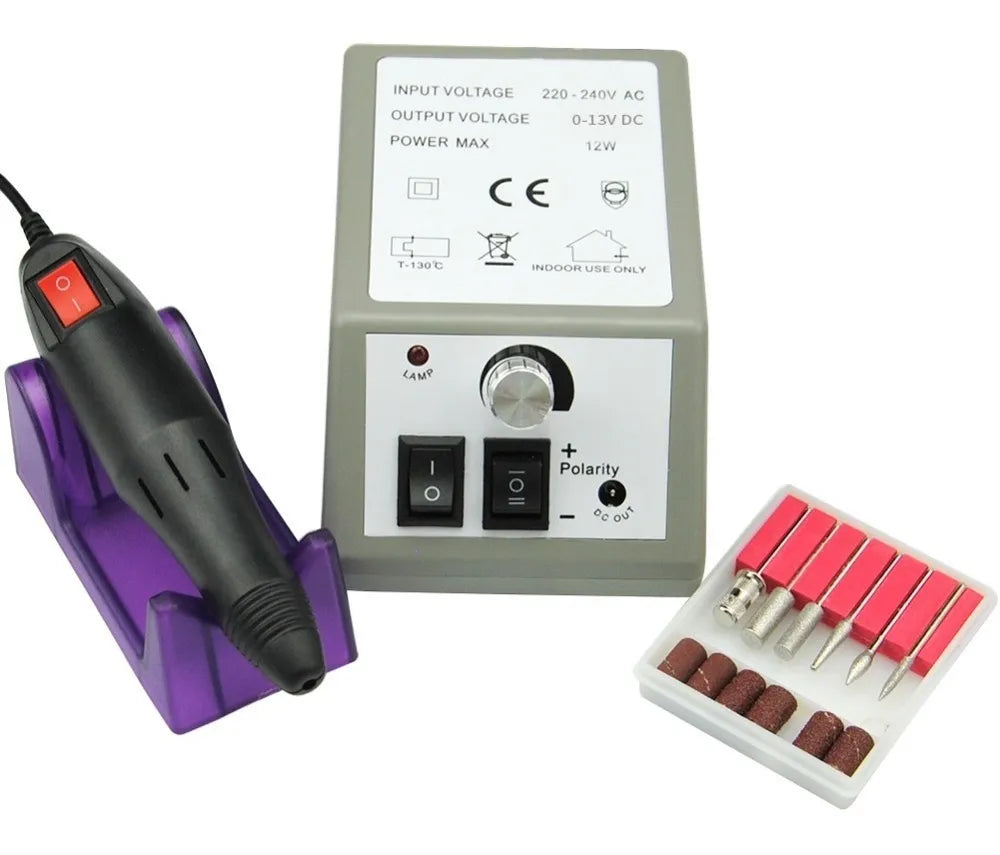 Torno Eléctrico para Uñas – Manicure Profesional – Uñas perfectas en casa desde el primer uso