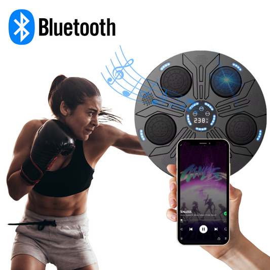 BOXFIT© - MÁQUINA DE BOXEO MUSICAL + GUANTES PROMOCION CIERRE DE LA TIENDA - CONTRA ENTREGA ENVÍO GRATIS