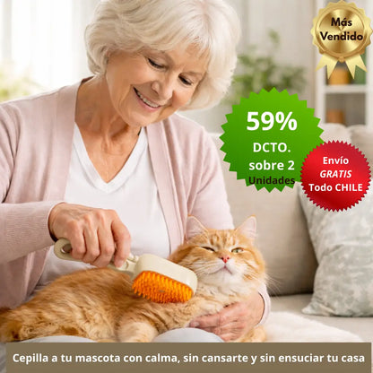 🐶 Cepillo Suave para Mascotas – Retira el Pelo – Mantén tu hogar limpio en minutos 🕰️