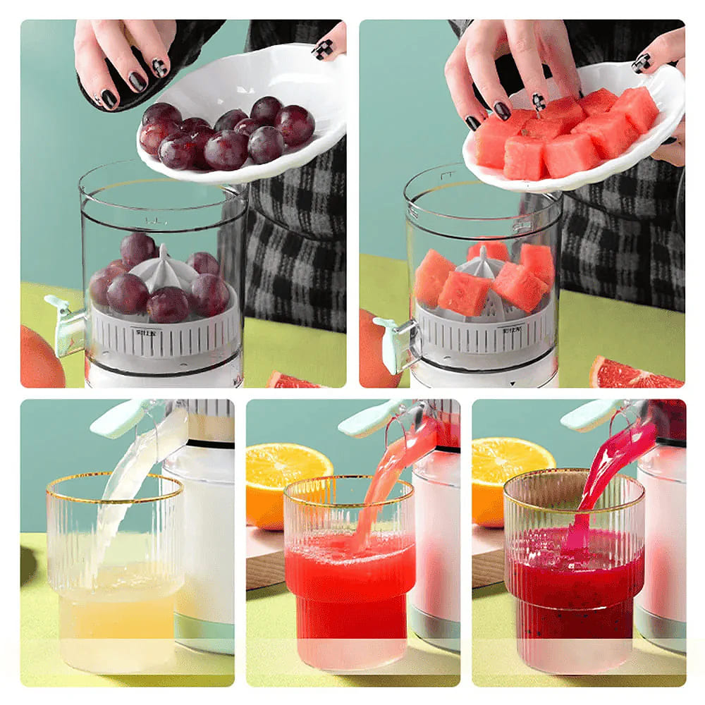 EXPRIMIDOR DE JUGO INALÁMBRICO Y PORTÁTIL
