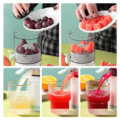 EXPRIMIDOR DE JUGO INALÁMBRICO Y PORTÁTIL
