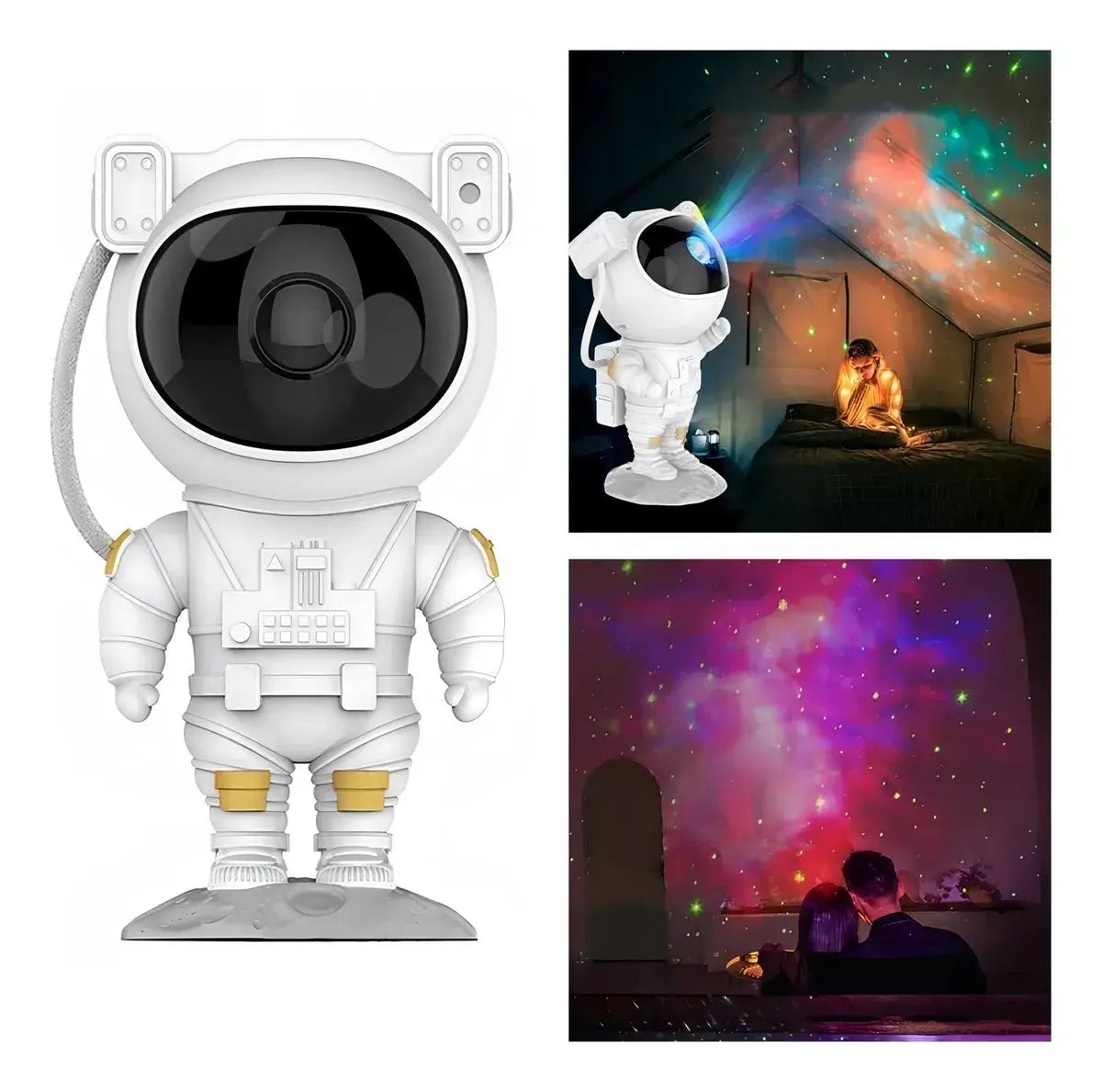 ✨🚀 Proyector Astronauta 🌙🌌 Luz Estelar Relajante 😴💤 Ayuda a Dormir en Ambientes Tranquilos en Minutos